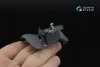 Quinta Studio QD+35171 Citroen 11CV 3D-Printed & coloured Interior on decal paper (Tamiya) (with 3D-printed resin parts) 1/35